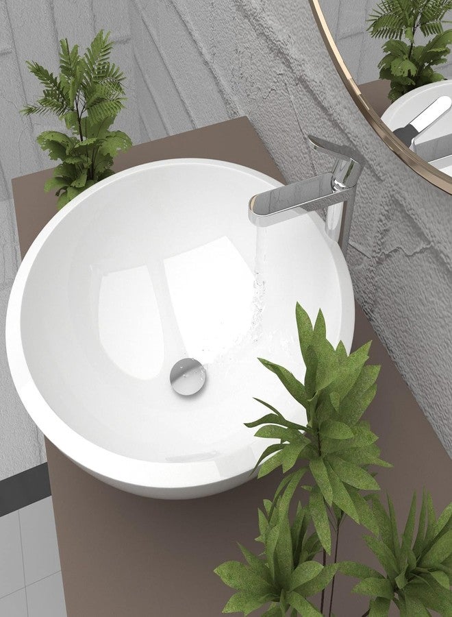 JAGGER وصلة حوض غسيل منبثقة من النحاس والفولاذ المقاوم للصدأ JAGGER JAG132 مع خيط كامل ولمسة نهائية لامعة مقاومة للتآكل للمنزل/المكتب/الحمام (3 بوصات، فولاذ مقاوم للصدأ، 1) - Image 3